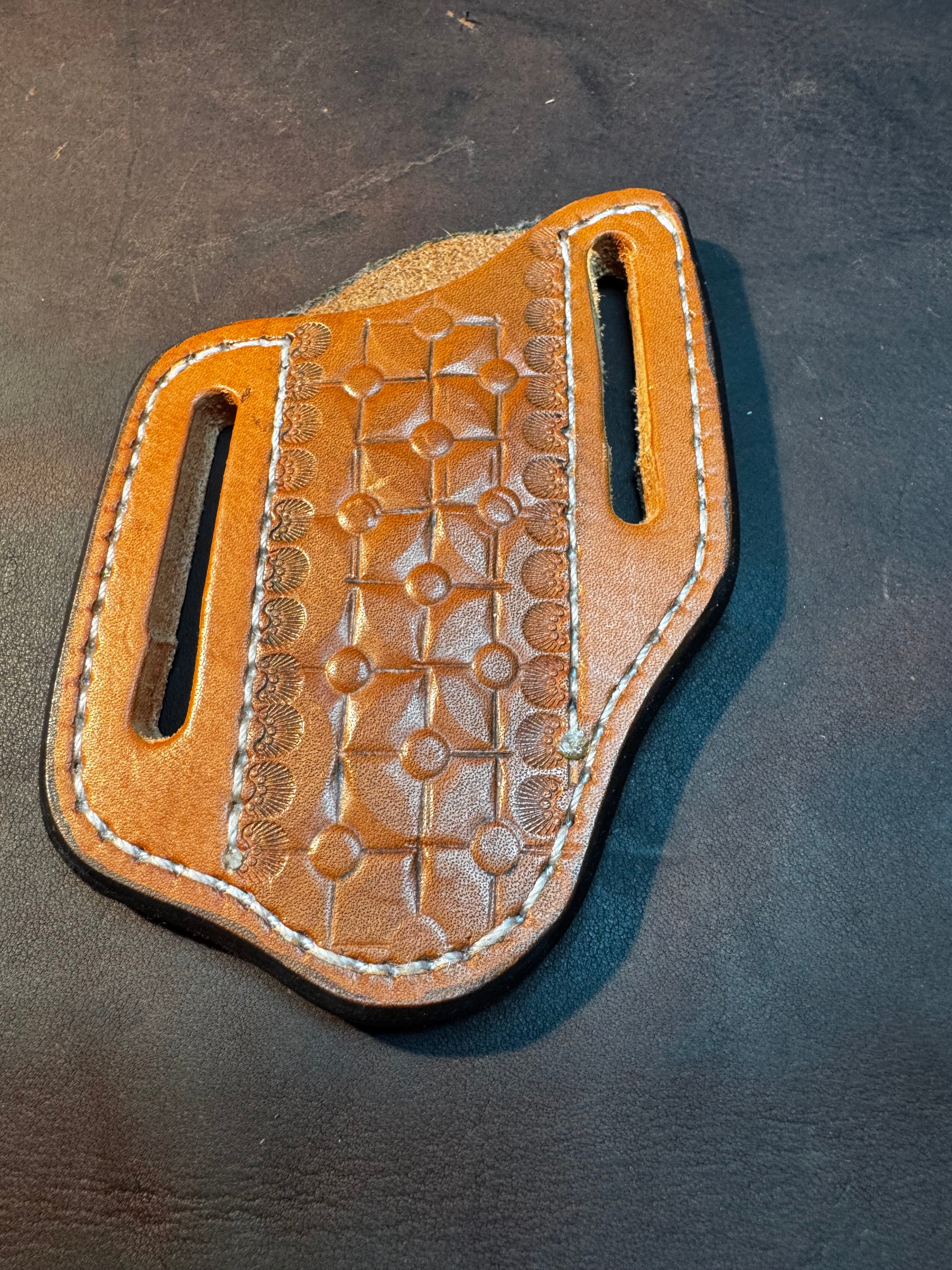 Geometric Pancake Knife sheath
